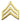 SGT Chevrons, Enameled & Plated, 2 Posts & Clutch Backs, Pairs